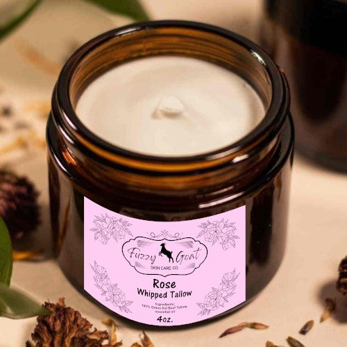 Rose Whipped Beef Tallow