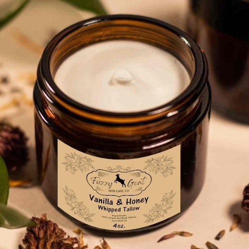 Vanilla & Honey Whipped Beef Tallow